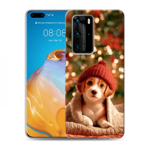 Дизайнерский пластиковый чехол для Huawei P40 Pro Новый год