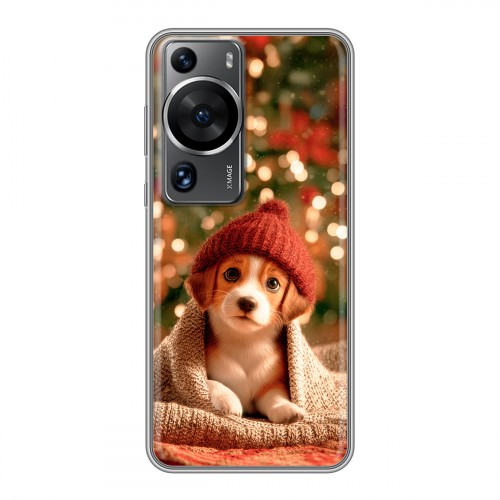 Дизайнерский силиконовый чехол для Huawei P60 Новый год