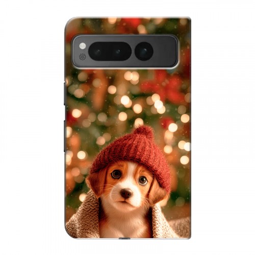 Дизайнерский пластиковый чехол для Google Pixel Fold Новый год