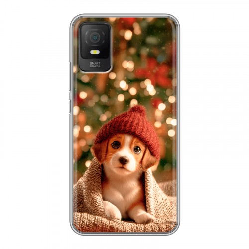 Дизайнерский силиконовый чехол для TCL 403 Новый год