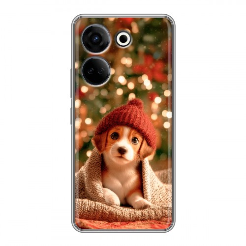 Дизайнерский силиконовый чехол для Tecno Camon 20 Новый год