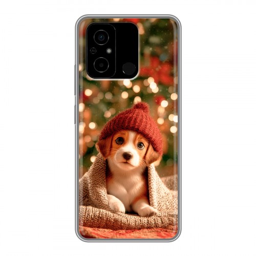 Дизайнерский силиконовый чехол для Xiaomi Poco C55 Новый год