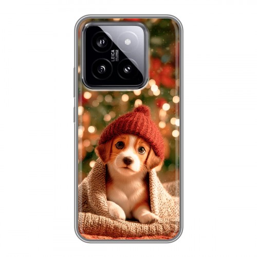 Дизайнерский силиконовый чехол для Xiaomi 14 Новый год