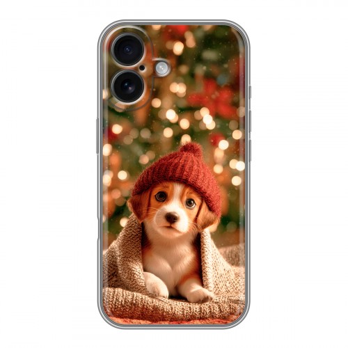 Дизайнерский силиконовый чехол для Iphone 16 Новый год