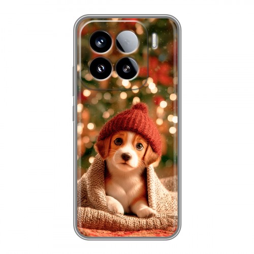 Дизайнерский силиконовый чехол для Xiaomi 15 Новый год