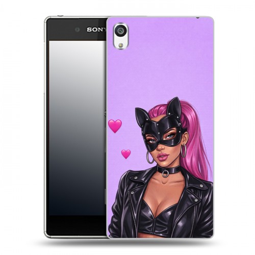 Дизайнерский пластиковый чехол для Sony Xperia E5 женский