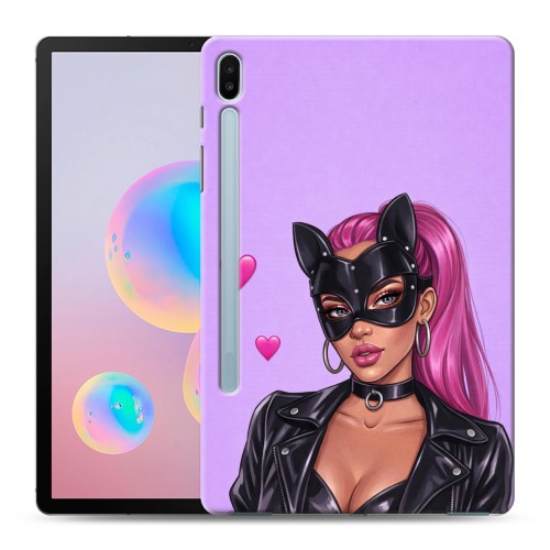 Дизайнерский силиконовый чехол для Samsung Galaxy Tab S6 женский