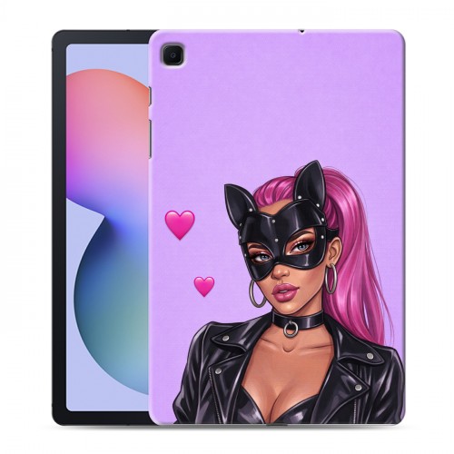 Дизайнерский силиконовый чехол для Samsung Galaxy Tab S6 Lite женский