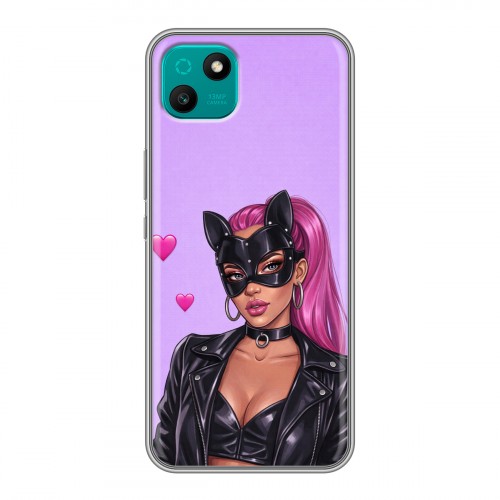 Дизайнерский силиконовый чехол для Wiko T10 женский