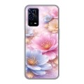 Дизайнерский силиконовый с усиленными углами чехол для OPPO A55 женский