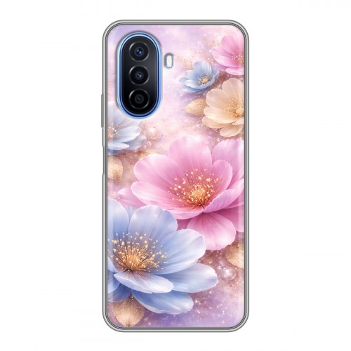 Дизайнерский силиконовый чехол для Huawei Nova Y70 женский