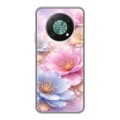 Дизайнерский силиконовый чехол для Huawei Nova Y90 женский