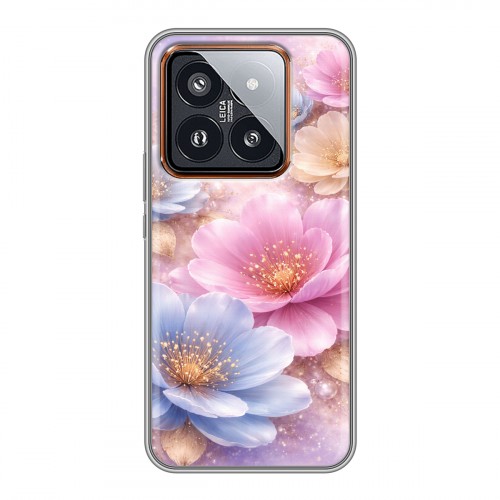 Дизайнерский силиконовый чехол для Xiaomi 14 Pro женский
