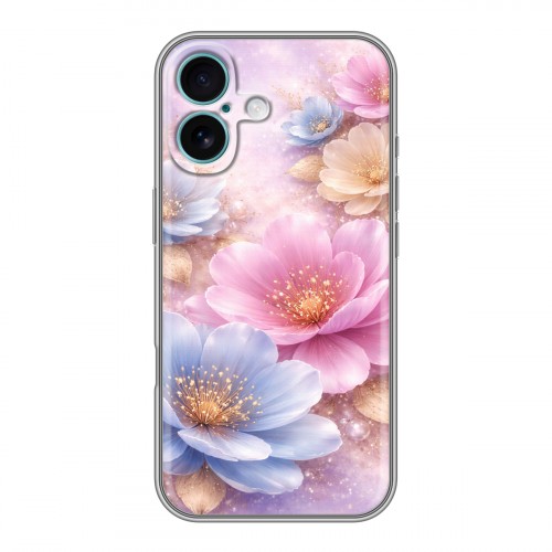 Дизайнерский силиконовый чехол для Iphone 16 Plus женский