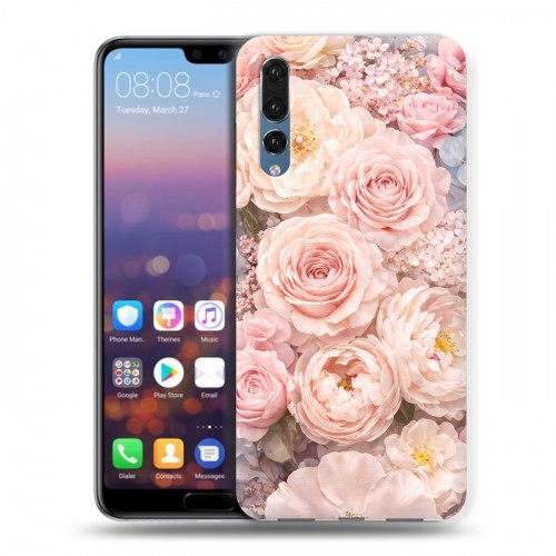 Дизайнерский силиконовый с усиленными углами чехол для Huawei P20 Pro женский
