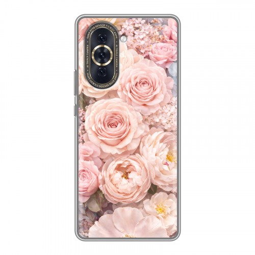 Дизайнерский силиконовый с усиленными углами чехол для Huawei Nova 10 женский