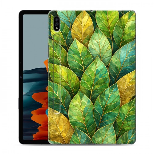 Дизайнерский силиконовый чехол для Samsung Galaxy Tab S7 женский