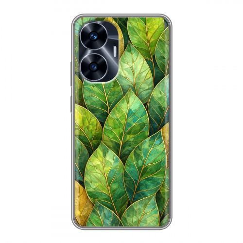Дизайнерский силиконовый чехол для Realme C55 женский
