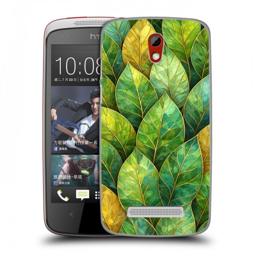 Дизайнерский пластиковый чехол для HTC Desire 500 женский