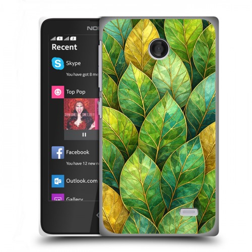 Дизайнерский пластиковый чехол для Nokia X женский