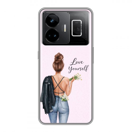 Дизайнерский силиконовый чехол для Realme GT3 женский