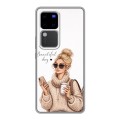 Дизайнерский силиконовый чехол для Vivo V30 Pro женский