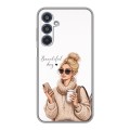 Дизайнерский силиконовый чехол для Samsung Galaxy M35 женский
