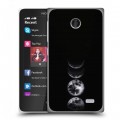 Дизайнерский пластиковый чехол для Nokia X женский