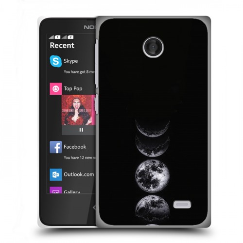 Дизайнерский пластиковый чехол для Nokia X женский