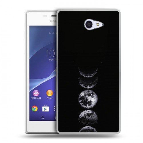 Дизайнерский пластиковый чехол для Sony Xperia M2 dual женский