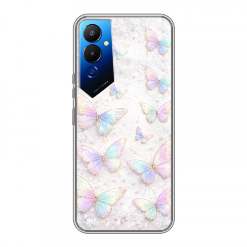 Дизайнерский силиконовый чехол для Tecno Pova 4 женский