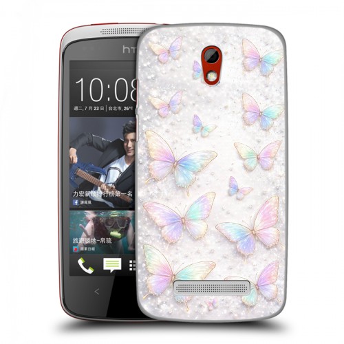Дизайнерский пластиковый чехол для HTC Desire 500 женский