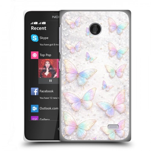 Дизайнерский пластиковый чехол для Nokia X женский