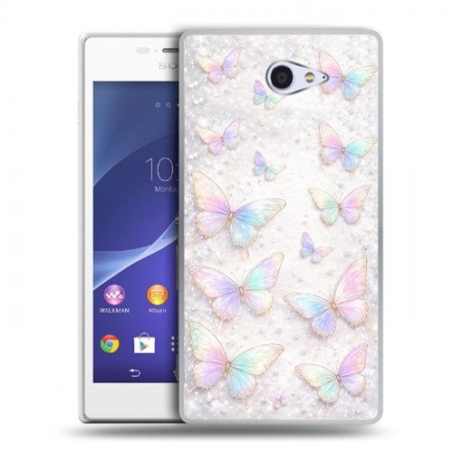 Дизайнерский пластиковый чехол для Sony Xperia M2 dual женский