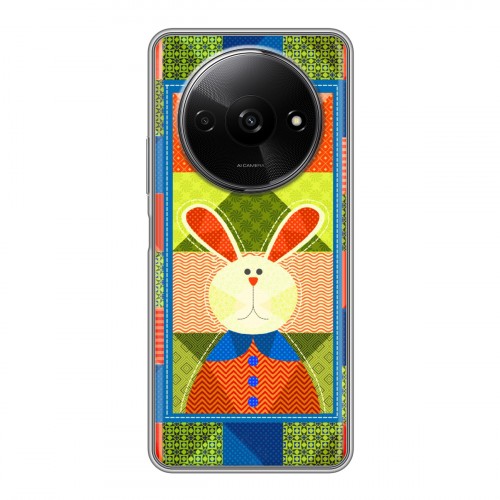 Дизайнерский силиконовый чехол для Xiaomi RedMi A3 Пасхальные кролики