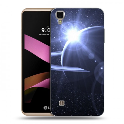 Дизайнерский силиконовый чехол для LG X Style Галактика