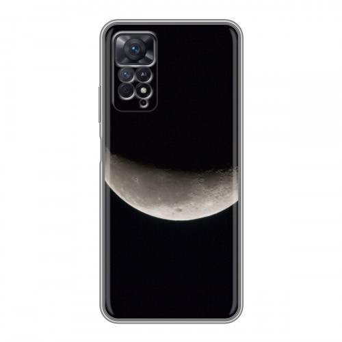 Дизайнерский силиконовый чехол для Xiaomi Redmi Note 11 Pro Луна
