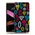 Дизайнерский силиконовый чехол для LG X Style Яркие алмазы