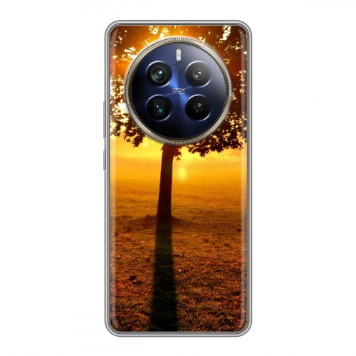 Дизайнерский силиконовый чехол для Realme 12 Plus 5G Солнце
