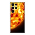 Дизайнерский силиконовый чехол для Samsung Galaxy S24 Ultra Солнце