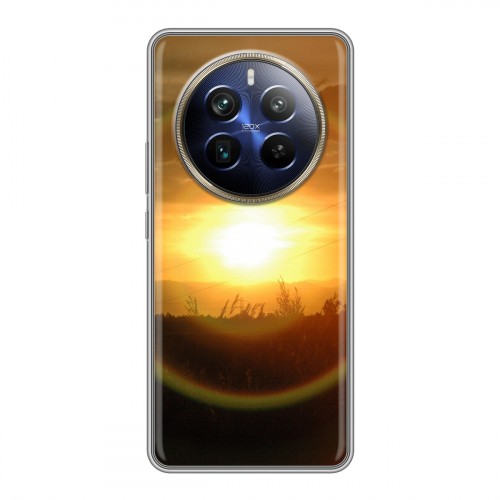 Дизайнерский силиконовый чехол для Realme 12 Plus 5G Солнце