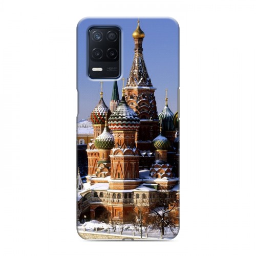 Дизайнерский силиконовый с усиленными углами чехол для Realme Narzo 30 5G Москва