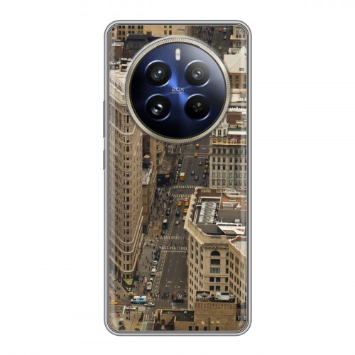 Дизайнерский силиконовый чехол для Realme 12 Pro Plus Нью-Йорк