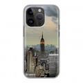 Дизайнерский силиконовый чехол для Iphone 14 Pro Нью-Йорк