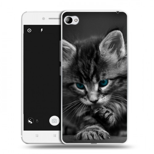 Дизайнерский пластиковый чехол для Lenovo S90 Котята