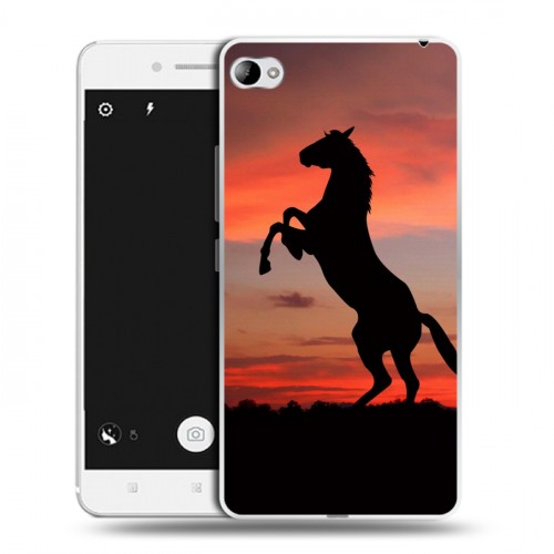 Дизайнерский пластиковый чехол для Lenovo S90 Лошади