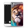 Дизайнерский пластиковый чехол для Lenovo S90 Львы