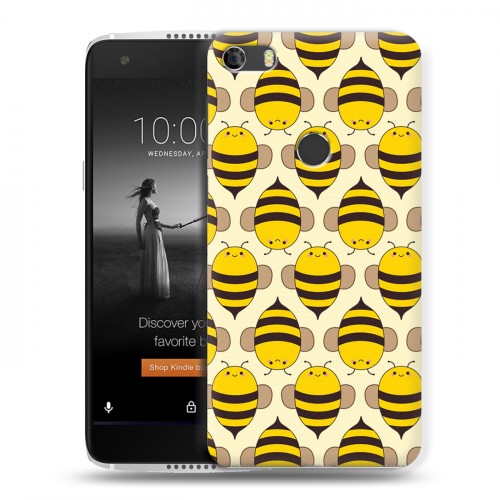 Дизайнерский силиконовый чехол для Alcatel Idol 5S Пчелиные узоры