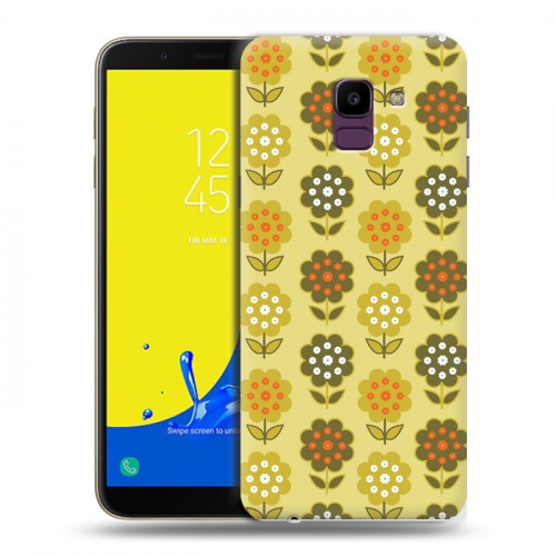 Дизайнерский пластиковый чехол для Samsung Galaxy J6 Богемские шаблоны