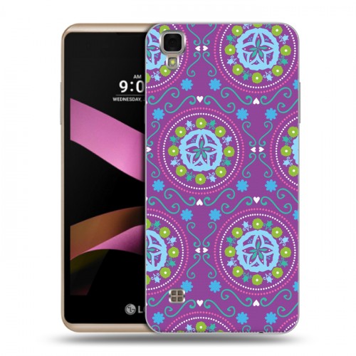Дизайнерский силиконовый чехол для LG X Style Богемские шаблоны